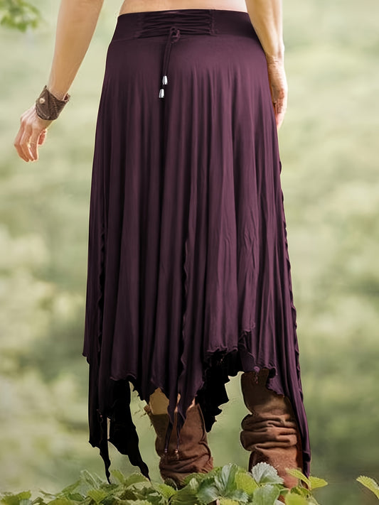 Asymmetrische Splitrok met Trekkoord